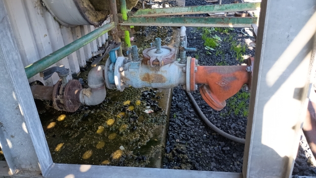 <p>Remove the non return valves from the fill pipe of buffer 1 and buffer 2.</p>