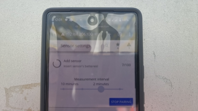 <p>Should wait total load before srart paor new sensor</p>