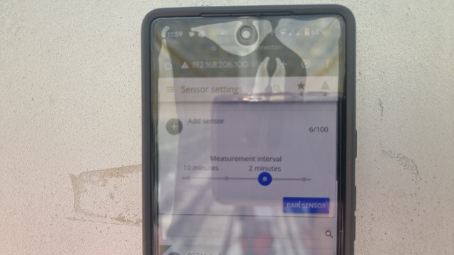 <p>Should make 2 minutes is select to pair the sensor</p>