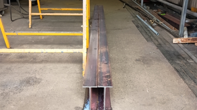 <p>Place steel cross members under the stack and carefully lower the stack to rest on the cross members using the crane service.</p>