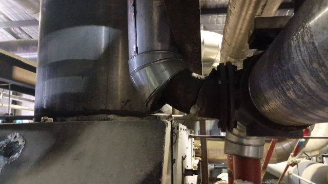 <p>Remove the condenser feed pipe from the buffer cold pipe only if the boiler room draining step completely drains the boiler room. (test thoroughly prior to removal)</p>