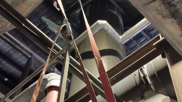 <p>Remove the required iron from the roof using all necessary safety and fall prevention equipment.</p>