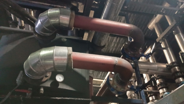 <p>Install condenser feed pipes that were removed for the job along with the cable tray and any other obstacles that were removed that need to be re-installed.</p>