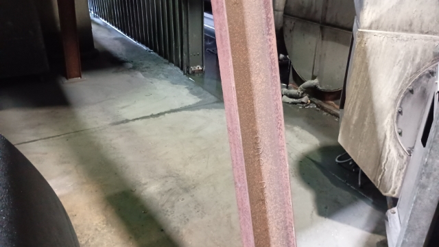 <p>Utilize the gantry roller system to slew the flue gas transfer to the lowering area. Lower the transfer to ground and remove from the area.</p>