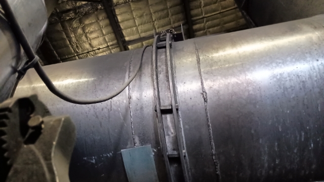 <p>Bolt up horizontal transfer to main vertical stack at the butterfly valve.</p>