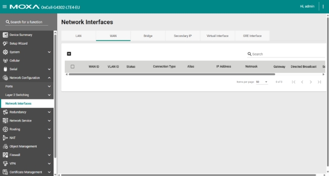 <p>Navigate to Network Configuration -> Network Interfaces -> WAN.</p>