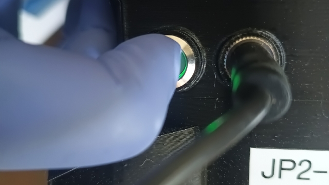 <p>Turn Jupiter on from the power button at back the of device</p>