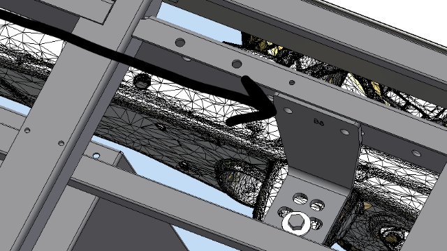 <p><strong>Third Mount </strong>"B8". 1480mm front front of first mount, to front of this mount<br></p>