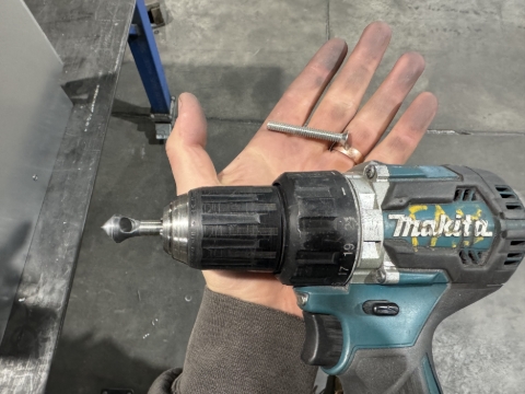 <p>Get a drill will countersinking bit</p>