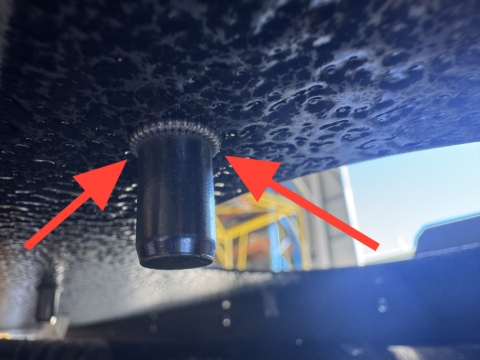 <p>The underside should look like this when installed correctly </p>