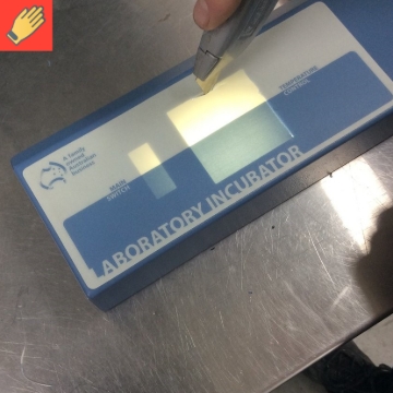 <h1>Control Panel</h1><p>Place a torch behind the control panel to help centre the label. Stick the label on and cut out the holes.</p><p>NOTE: The label must be straight</p><blockquote><p></p><ul><li>Use a sharp blade to cut the hole.</li><li>Use soapy water on the cutout location of the label.<br><br><br></li></ul></blockquote><p></p>