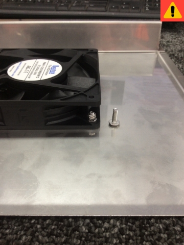 <h1><span>Fan Sub-Assembly</span></h1><p><span><br></span></p><ol><li><span>Mount the fan to the panel with the label facing up. </span></li><li><span>Screw, Star washer, Nyloc nut.<strong> </strong></span><span><strong>Part Number 21212A, 21210A and 41204A</strong></span></li></ol><blockquote>⚠ Do NOT overtighten the Nyloc nuts; overtightening will crack the fan body.</blockquote><p><strong><br></strong></p>