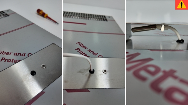 <h1><span>Sensor Bracket Sub-Assembly</span></h1><p><br></p><ol><li>Install the rubber grommet onto the back panel of the incubator.</li><li>Feed the sensor wire through the rubber grommet.</li><li><p>Mount the sensor bracket to the back panel with <strong>Part Number 21204A.</strong></p></li></ol><blockquote><p>⚠The sensor head must not touch the bracket. If it does it will cause the sensor to read incorrectly.<br></p></blockquote>