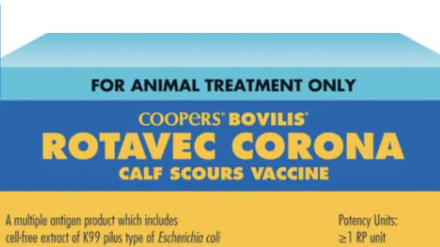 <p>Aids prevention of calf scours associated with E coli, rotavirus and coronavirus by antibody transfer to the calf.</p>