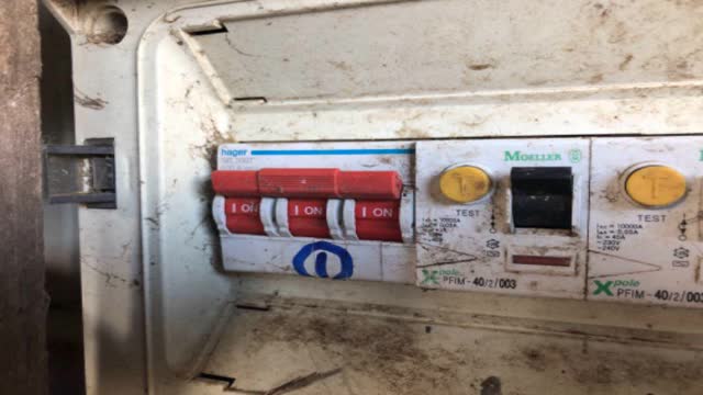 <p>The circuit breaker should now be able to be put back in.</p>
