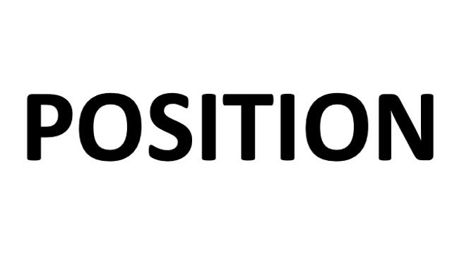 <p>We must get our position right to get stock to move in the direction we want.</p>
