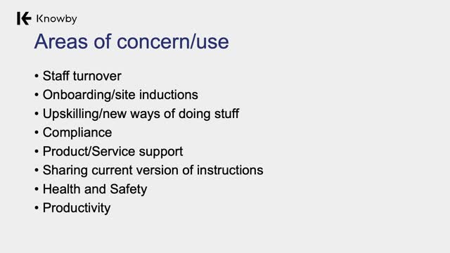 <p>Customers face a wide array of operational issues that Knowby Pro can address</p>
