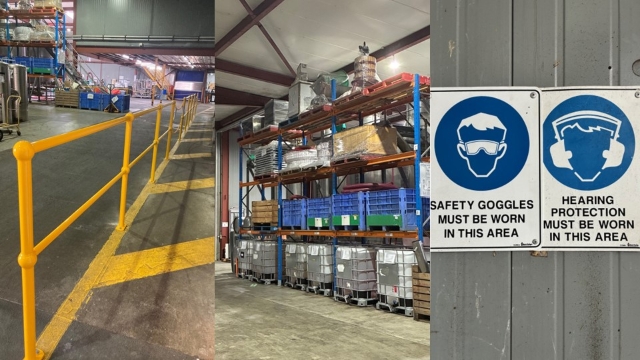 <p><strong>Housekeeping & Environment</strong></p><ul><li><p><strong>Clear Pathways:</strong> Always ensure walking areas, emergency routes, and access to equipment are unobstructed.</p></li><li><p><strong>Secure Storage: </strong>Check all stored items, especially on racking and pallets, are stable and secured (e.g., wrapped, not overhanging) to prevent falls.</p></li><li><p><strong>PPE Use:</strong> Visually confirm that PPE is available in work area is being worn as indicated by signage.</p></li></ul><p></p>
