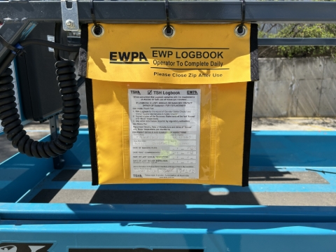 <p><strong>EWP Logbook</strong></p><p>Upon issuance of a Work at Heights Permit, pre-start checks can commence. These checks, along with all subsequent machine usage, must be recorded in the EWP Logbook.</p>