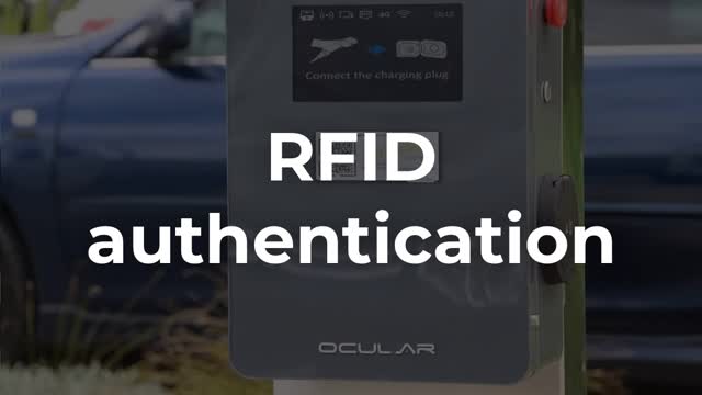 <ul>
<li><strong>If the charger is enabled using RFID authentication</strong>, first plug the cable into the car, then swipe an activated RFID on the charger to start charging.</li>
</ul>
<blockquote>
<p>Note, the RFID information could be stored locally in a charger, or linked to a user in OCPP platform depending on how the RFID is activated.</p>
</blockquote>
