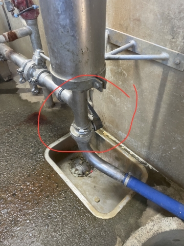 <p>Open this tap here under filter sock while cold water is going through </p>