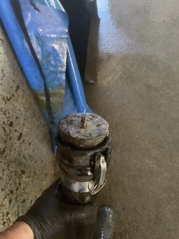 <p>Put bung back in</p>