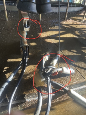 <p>Take down cups and flick switch down</p>