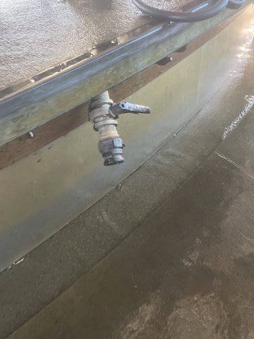 <p>Once cold water has gone through turn off and disconnect </p>