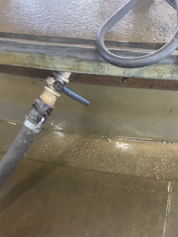 <p>Once cold water has all gone through. Turn off this tap</p>