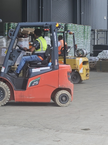 <p>Seat belt in use. Safe speed is maintained. Forklift is in good condition. Checklist is maintained. </p>