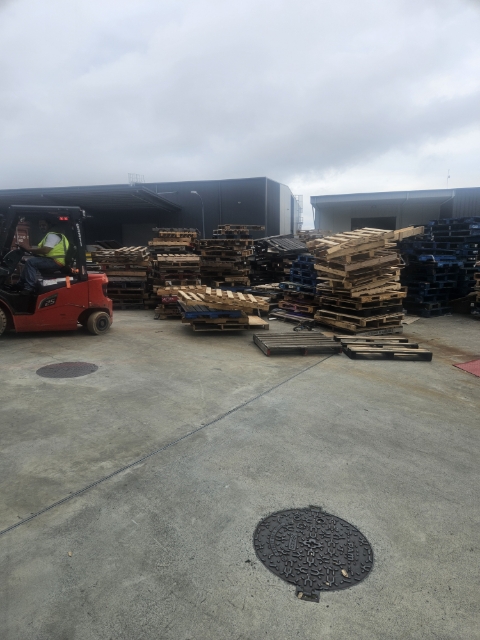 <p>The area of damaged pallets is full and expanding. </p><p></p>