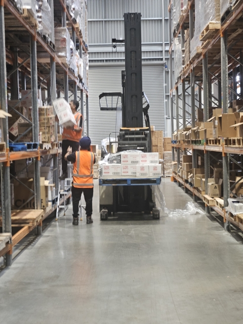 <p>Filler is standing against the ladder, Forklift is parked too close to the ladder.</p><p>Explained this in the toolbox talk.</p><p></p><p>Forklift to be parked one Meter away from the ladder.</p><p>The person standing on the ladder should always face towards the ladder.</p><p>If a person falls on his side, he will directly fall on the forklift's mast/ or pallet .</p><p></p><p></p><p></p>