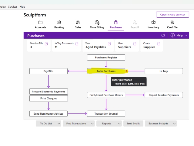 <p>To create the Salesforce International Purchase Order/Stock Order in MYOB - Like other stock Po international Po will not link to MYOB we have to create it manually</p><p></p><p>Go to Purchase Register</p><p>Choose the customer</p><p></p><p><strong>Note on International PO</strong></p><ol><li><p>Create the International Salesforce Purchase Order - Procurement Officer</p></li><li><p>Create the International Salesforce Purchase Order in MYOB – AP/AR officer/Check weekly SF Report </p></li><li><p>Some International orders can just be a MYOB Purchase Order so will be entered in MYOB directly –Procurement Officer</p></li><li><p>Send to Finance TL for payment - AP/AR officer</p></li><li><p>Payment can be 50% or 30% deposit, balance payment or payment in full) – Send email to Sabi to process the international payment.</p></li><li><p>Bank Feeds – apply payment to the order Sabi/Anthony *Exchange Rate USD or EUR</p></li><li><p>When goods have arrived, the warehouse will provide documentation, then Todd will Receive in the PO in Salesforce</p></li><li><p>Convert that order to a Bill/Invoice in MYOB when the goods are received in – Mei/Sabi</p></li></ol><p></p>