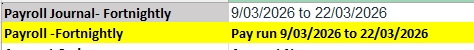 <p>Check the last date cut off for accrual computation 22/03/2026.</p>