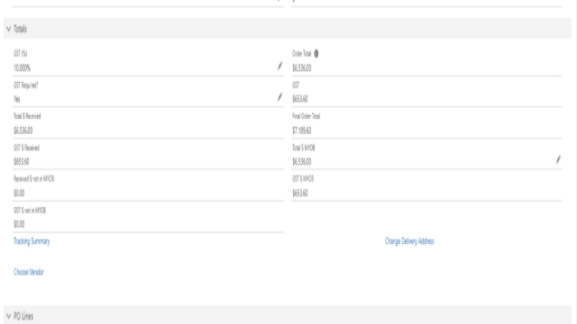 <p>Refresh the page to see the invoice you have just entered.</p><p>Then Go to Total Section on this PO’s to check if there is any variation.If there is any variation
on the receved Figure( BY Todd) and the invoice figure we need to make an adjustment.</p><p>For the adjustment go to Purchase order Lines View.</p>