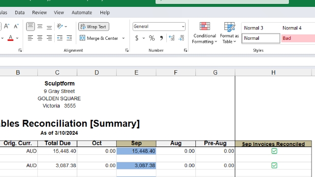 <p>In this case it matched. Then put ✅ sign against the supplier on reconciliation report as per Screenshot.</p>