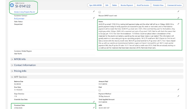 <p>Update the promised date and add a note recording all the issues.</p>