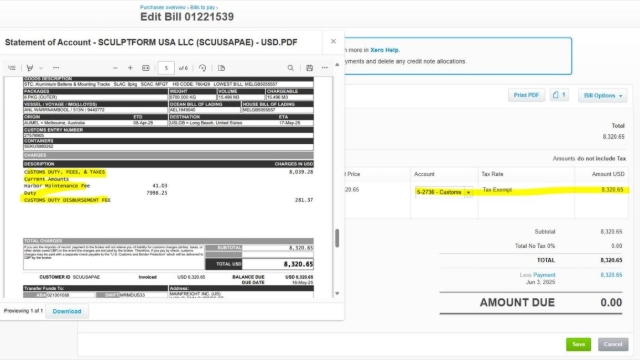 <p>Mainfreight invoices -</p><p>Outgoing freight is from Port to destination so shouldn’t include any Custom clearance e.g. tariffs/duties, please put these to 5-2736 - Customs Clearing. </p><p>Any credits we get for tariffs please put to 5-2736 - Customs Clearing</p><p></p><p></p>
