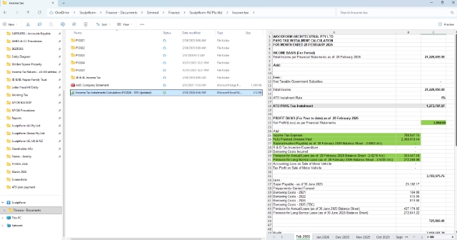 <ul><li><p>Go to Finance folder as per screenshot - Open the income tax excel sheet.</p></li></ul><p></p>