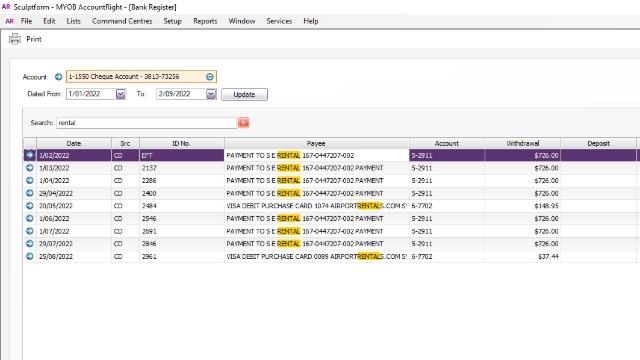<p>Note- Check Bank Register if you are not sure what account to be allocated to, check here, type
description. (always refer past transactions as guide) if you didn't find anything in bank register
then email Ken/Jeremy or the Credit card holder & request receipt/invoice & ask them which
account it will go to. (Ask Mei for the copy of receipt to put in tray)</p><p>Credit Card Lists</p>