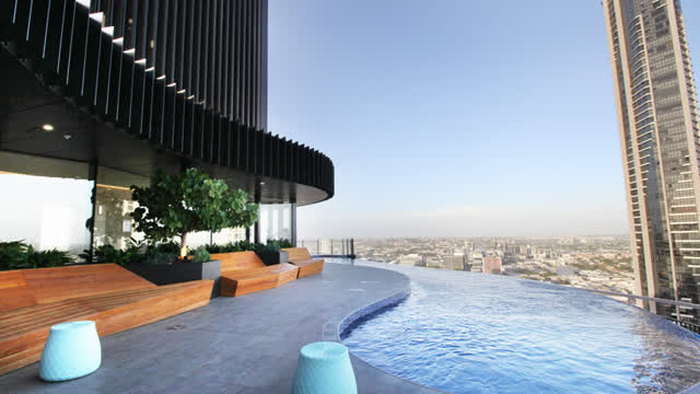 <p>Complex Facilities (6AM – 10PM) including pool, gym, entertainment, and showers are on Level P; Library & Lounge (6AM – 10PM) are on Level 1/A. * Key required for access.</p>