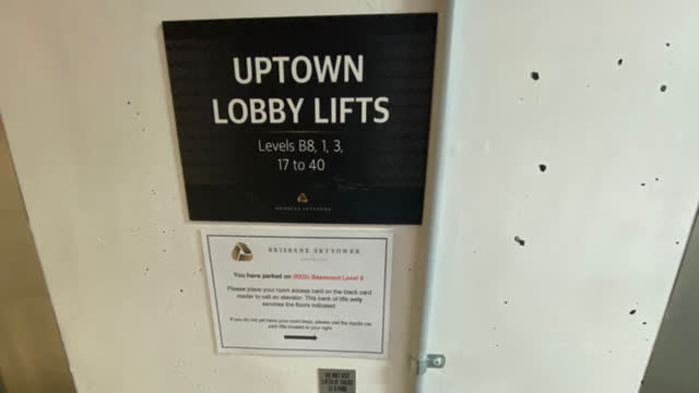 <p>Make sure you take the lifts for UPTOWN with access to Level 18.</p>
