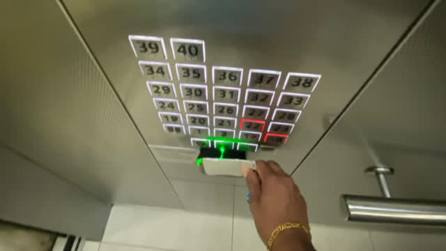 <p>Tap fob on sensor before pressing your level in lifts. Always have your keys for access.</p>
