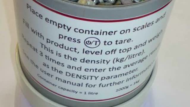 <p>Weigh the product</p>