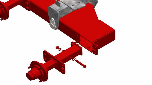 <p>Remove hub retainer bolt</p>