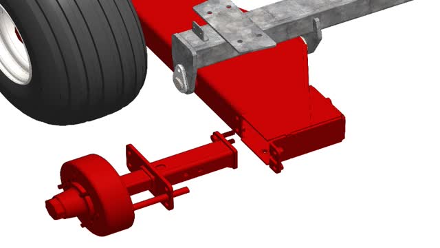 <p>Fit braked hub in sleeve. If no change to tyre size, fit braked hub using same hole as unbraked hub</p>