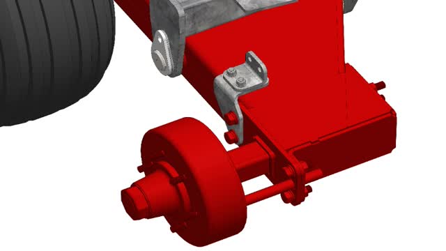 <p>Fit brake ram mount and tighten all hub sleeve mounting fasteners</p>