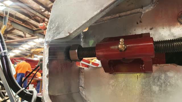 <p>Tighten the lock nut once correctly tensioned</p>