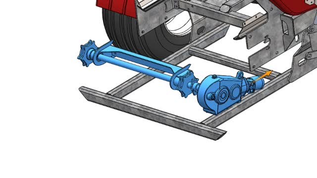 <p>Remove drive assembly from machine. Complete with gearbox and motor</p>