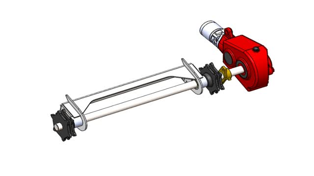 <p>Fit key and sprocket onto shaft and fasten grub screw. Sprocket centres should be 819mm +/-2mm</p>